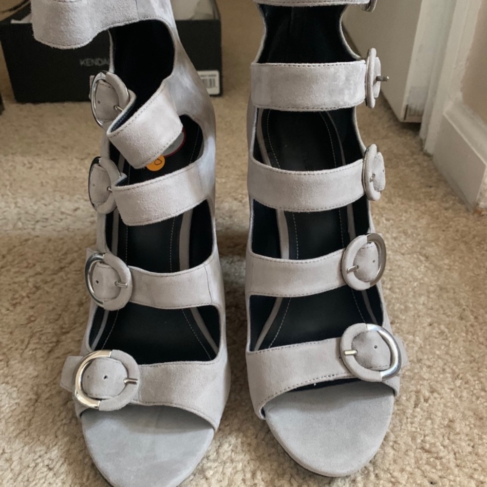 Kendall and Kylie open toe booties